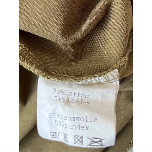 Belle Poque Women’s Sleeveless Army Green Pleated Dress Size XL - Picture 5 of 5